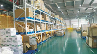 工廠倉庫塑料托盤應用案例